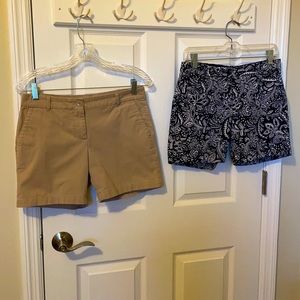 Talbots Weekend Shorts size 4P set of 2